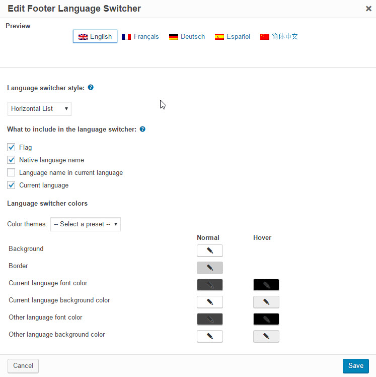 language switcher joomla