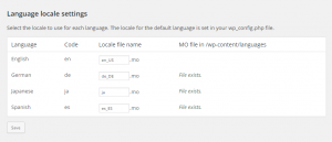 locale-settings Configurações de locale