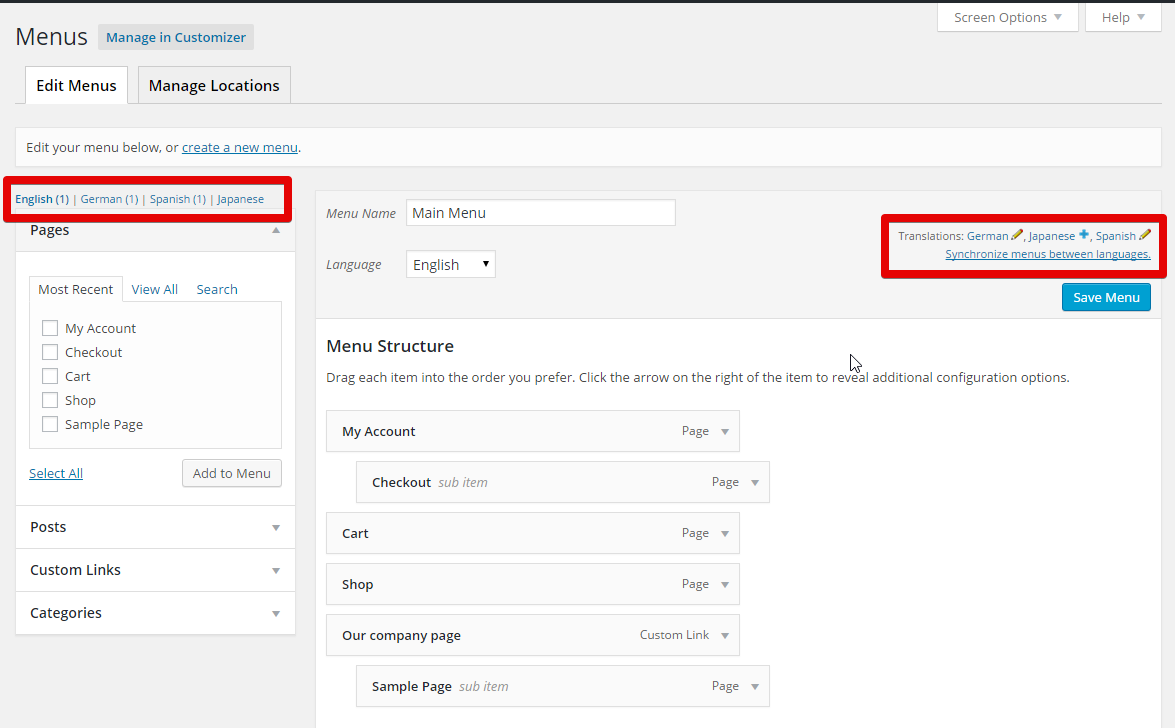 Tradução de sites em WordPress com o WPML e memoQ