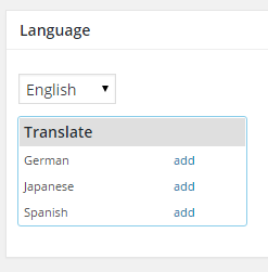 Adição da tradução de uma categoria