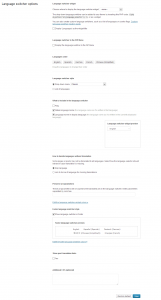 Language switcher settings in WPML 3.0