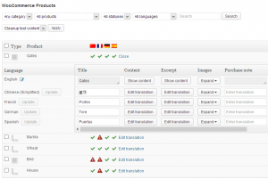 WooCommerce Multilingual 3.1 products listing