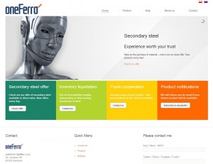 oneFerro.com home page