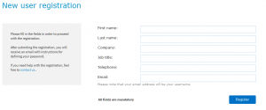 TranslateMedia registration form