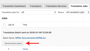 Checking for completed translation jobs