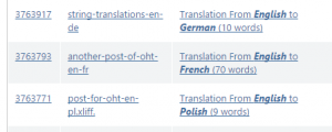 OneHourTranslation تجمع مستندات دفعة الترجمة وفقًا للغة