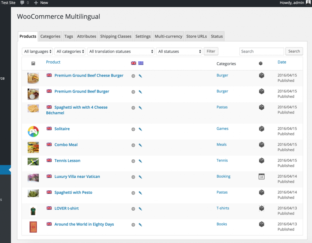 WooCommerce Multilingual configuration overview