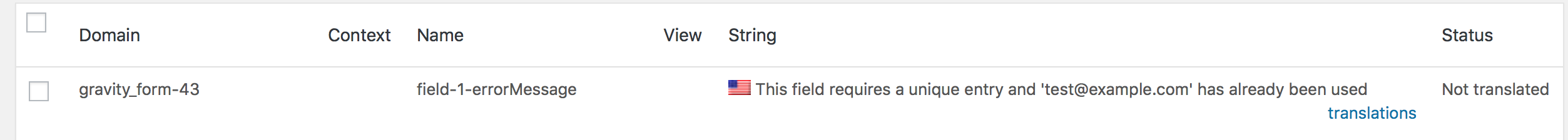 Duplicate Entry Error Validation Message Does Not Update With New Email Wpml