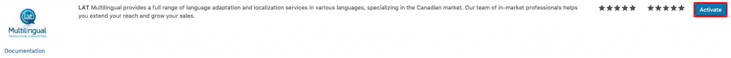 Activating LAT Multilingual