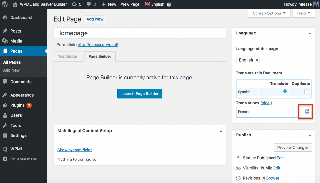 Beaver Builder and WPML