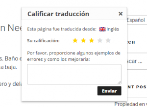 When rating is three stars or less, an additional text field is displayed