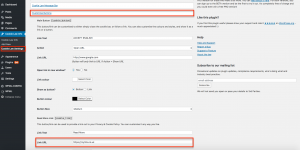 Setting up the URL for the button WPML info law cookie