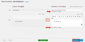 using wpml to translate WP Job Manager