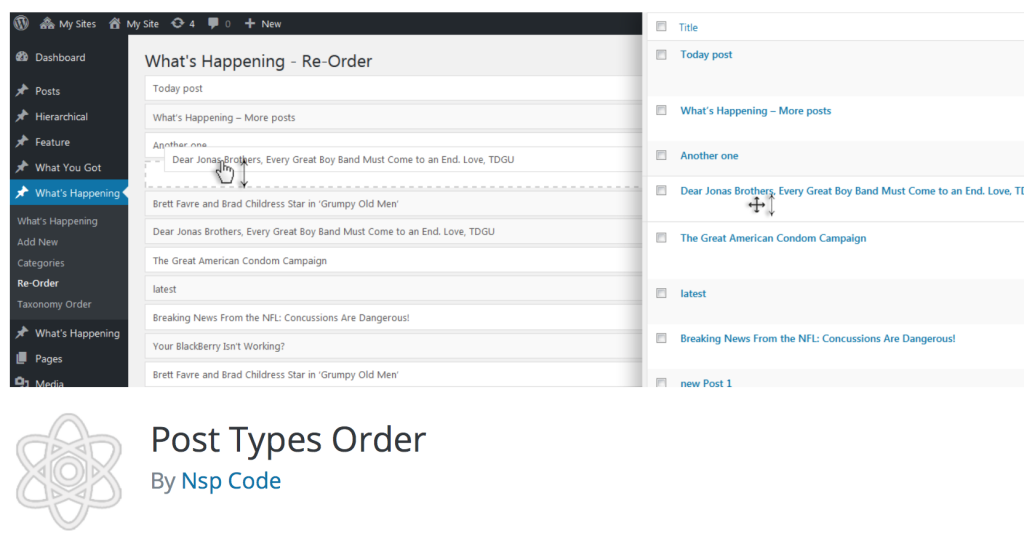 Post Types Order plugin img