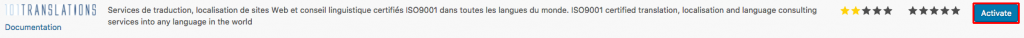 Activating 101translations
