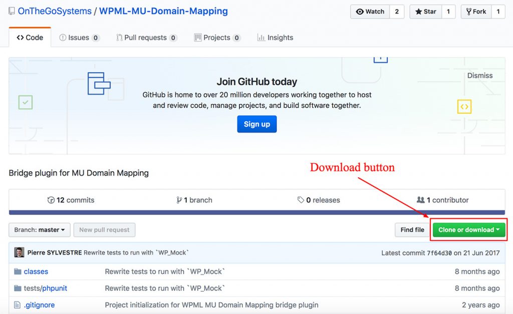 Download WPML-MU-Domain-Mapping from GitHub