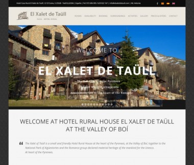 Hotel Casa Rural en Taüll en La Vall de Boí corazón de los Pirineos