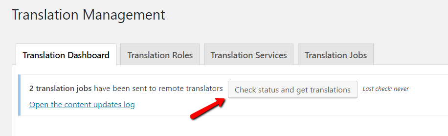 Manually getting the translations done with Advanced Translation Editor