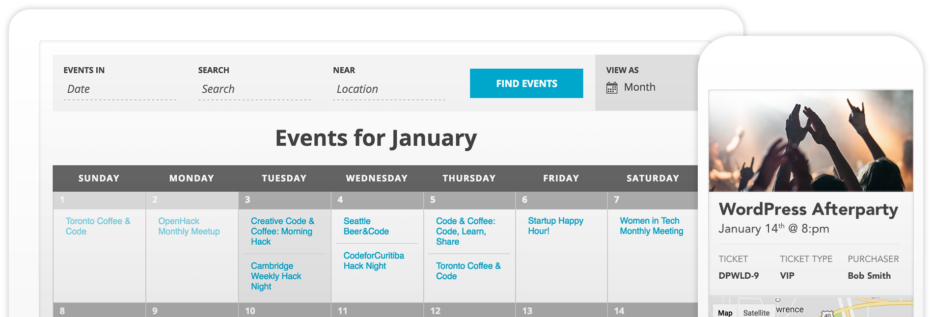 The Events Calendar – WordPress plugin