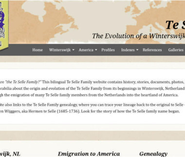 TeSelle Family History Project