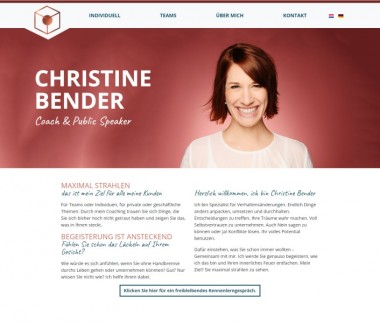 Christine Bender Coach & Public Speaker