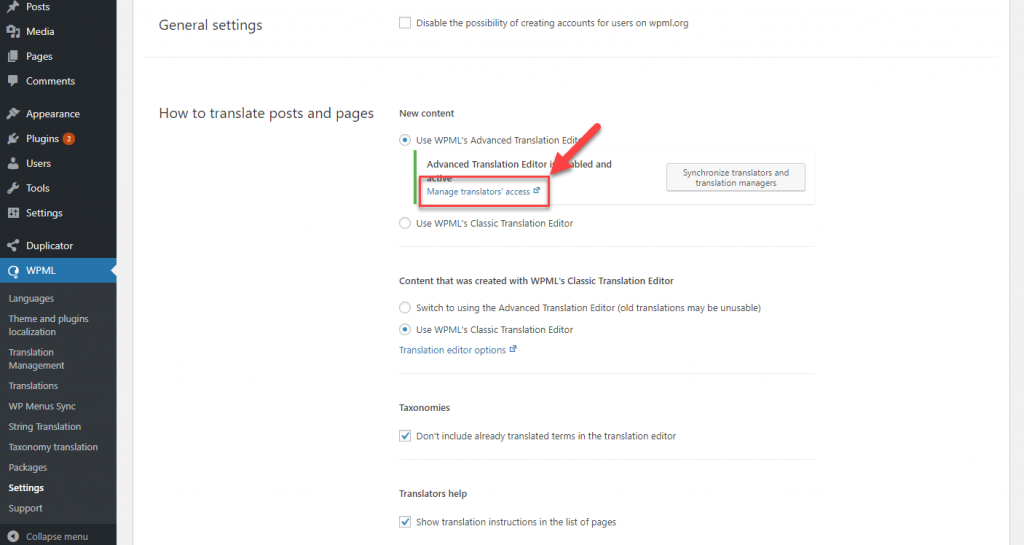 Manage sites that are connected to your account