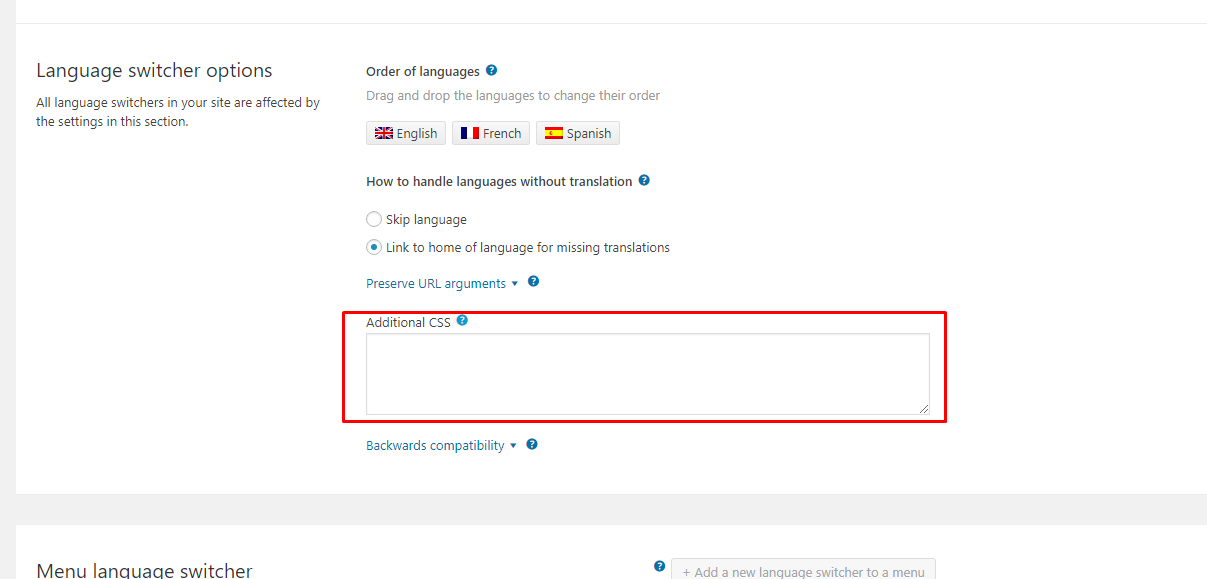wpml language switcher wpml language switcher