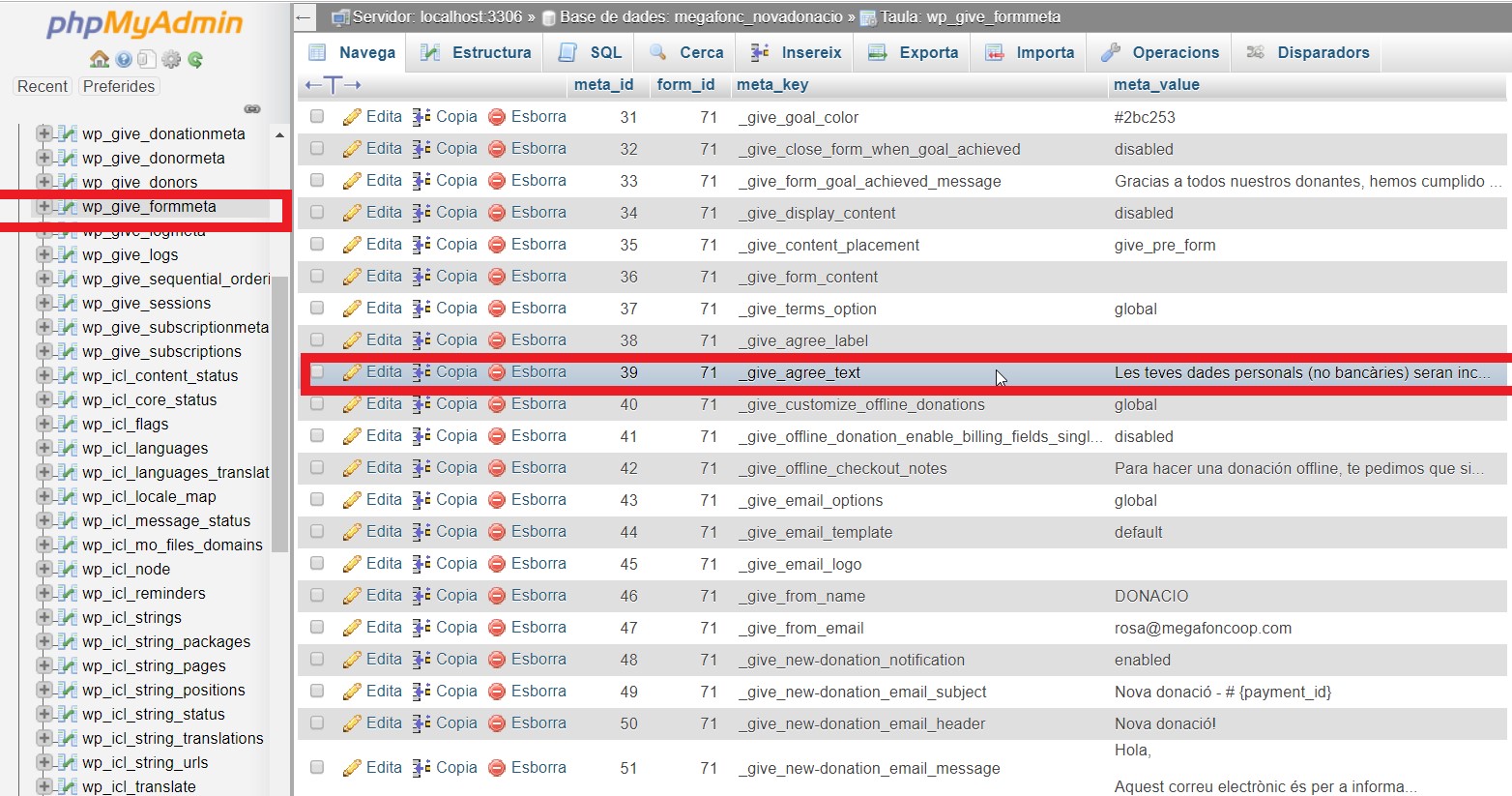 Traduccion De Un Campo Personalizado Del Formulario De Donacion Del Plugin Give Wpml