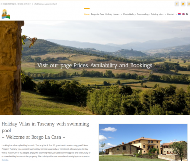 Tuscany Holiday Villa - Borgo La Casa