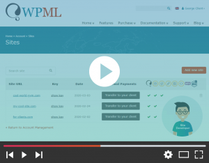 Transferring yearly WPML renewals to your clients
