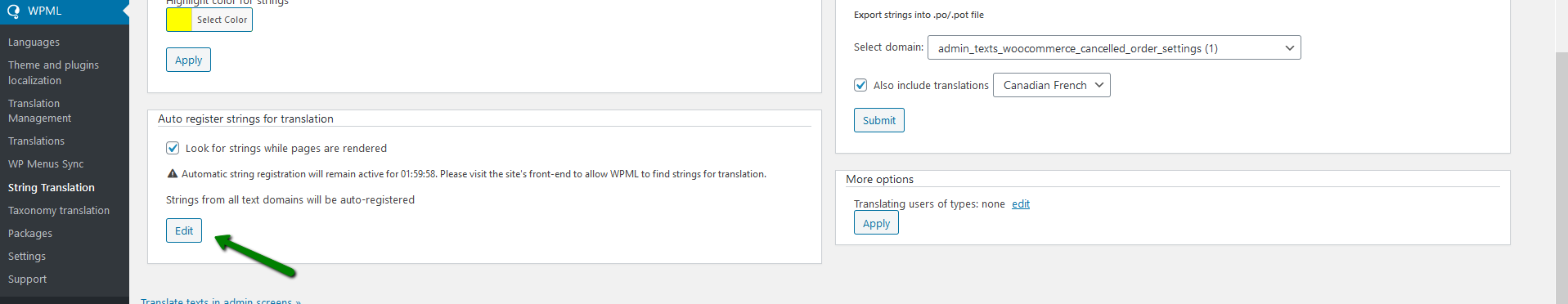 After Updating Wpml String Translations Show English Text Wpml