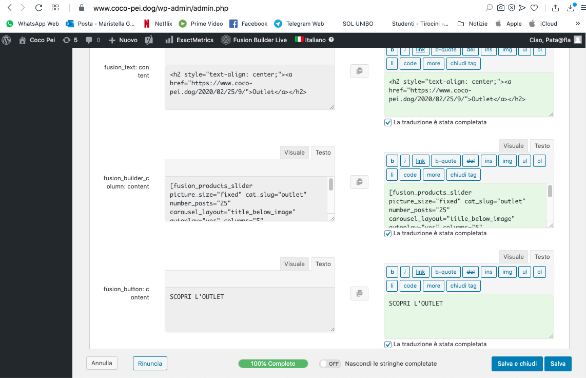 Avada Woo Product Carousel Wpml