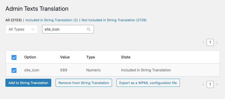 Registering the site_icon string for translation