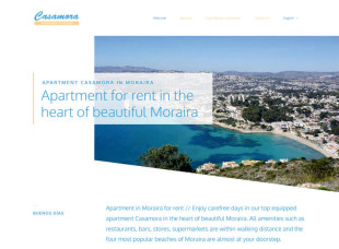 Apartment for rent in the heart of beautiful Moraira