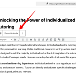 Edit Post “Unlocking the Power of Individualized Online Tutoring” ‹ Llama Learning — WordPress 2024-07-22 08-33-05.png