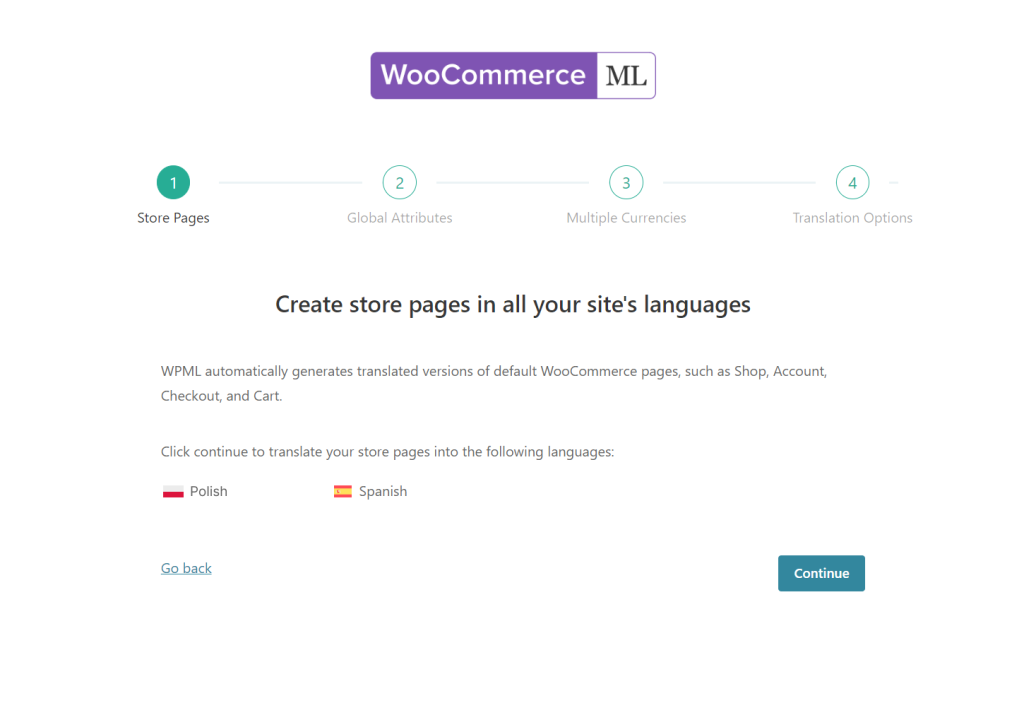 WooCommerce Multilingual Setup Wizard