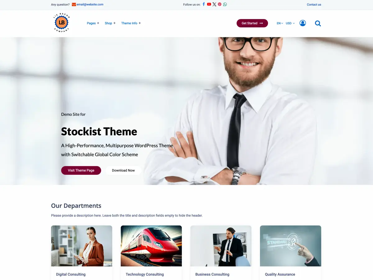 stockist theme screenshot