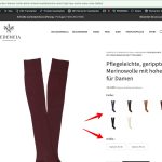 Pflegeleichte, gerippte Socken aus Merinowolle mit hohem Beinausschnitt für Damen | PEDEMEIA® 2024-09-24 19-28-58.jpg