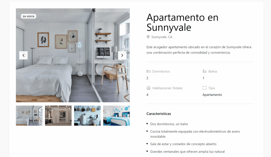 Custom fields in Spanish